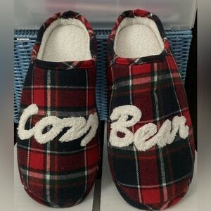 Cozy Plaid Slippers with Sherpa Lining (UNISEX)